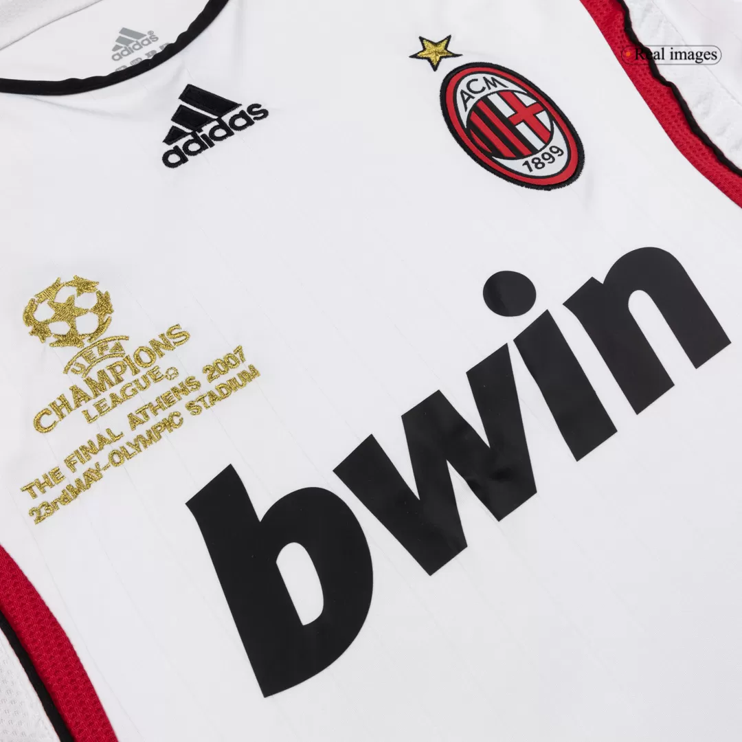 Retro Soccer Jersey AC Milan Away Long Sleeve 2006/07 - Image 7