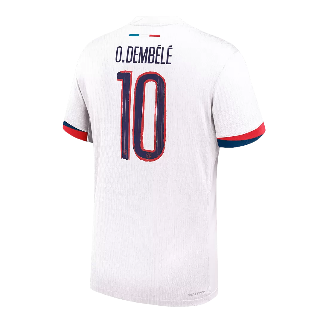 O.DEMBÉLÉ #10 PSG Away Authentic Soccer Jersey - UCL - Image 3