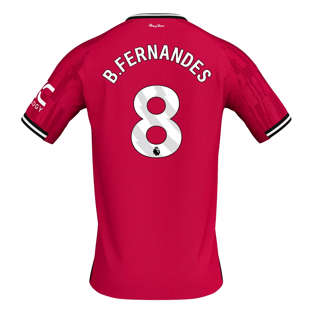 B.FERNANDES #8 Manchester United Home Soccer Jersey 2025/26 - Image 2