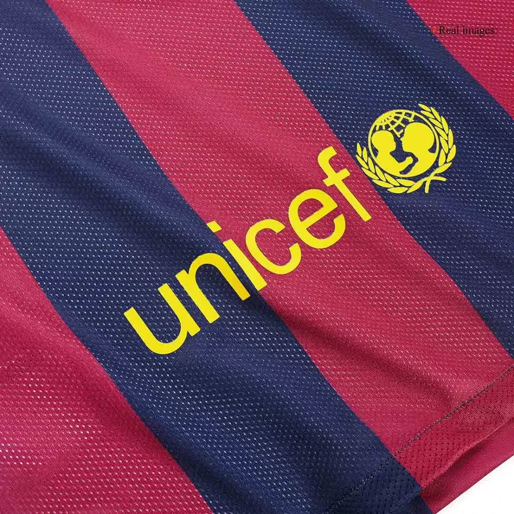 Vintage Soccer Jersey MESSI #10 Barcelona Home 2014/15 - Image 7