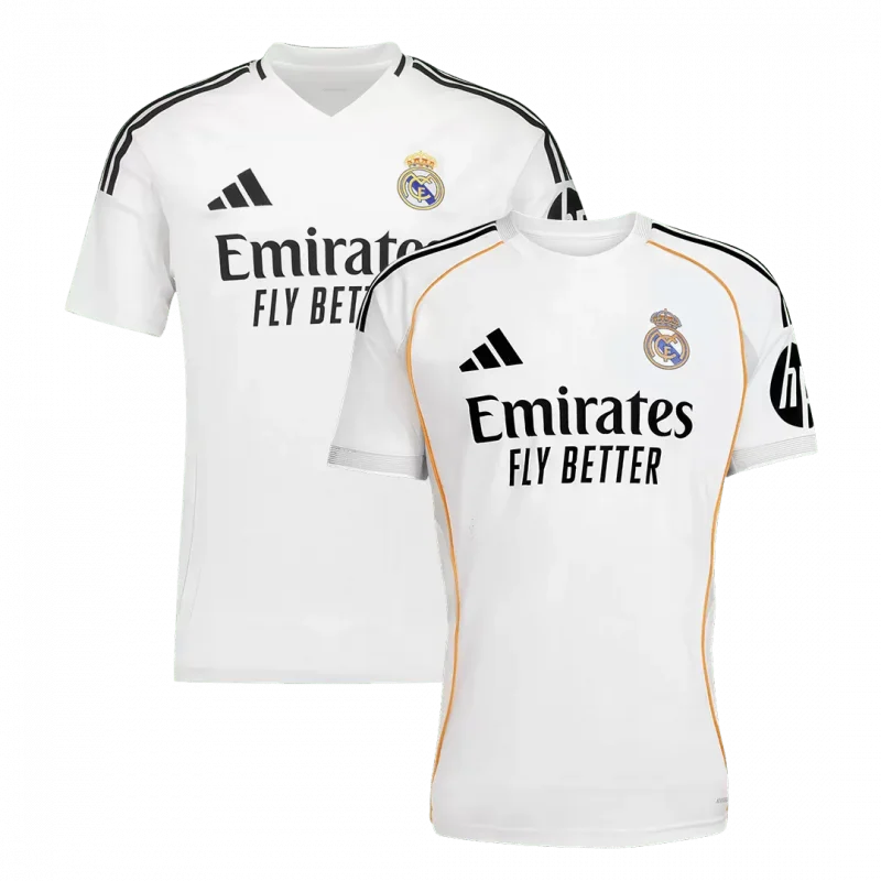 Real Madrid Home Jersey 24/25 & Real Madrid Home Jersey 25/26
