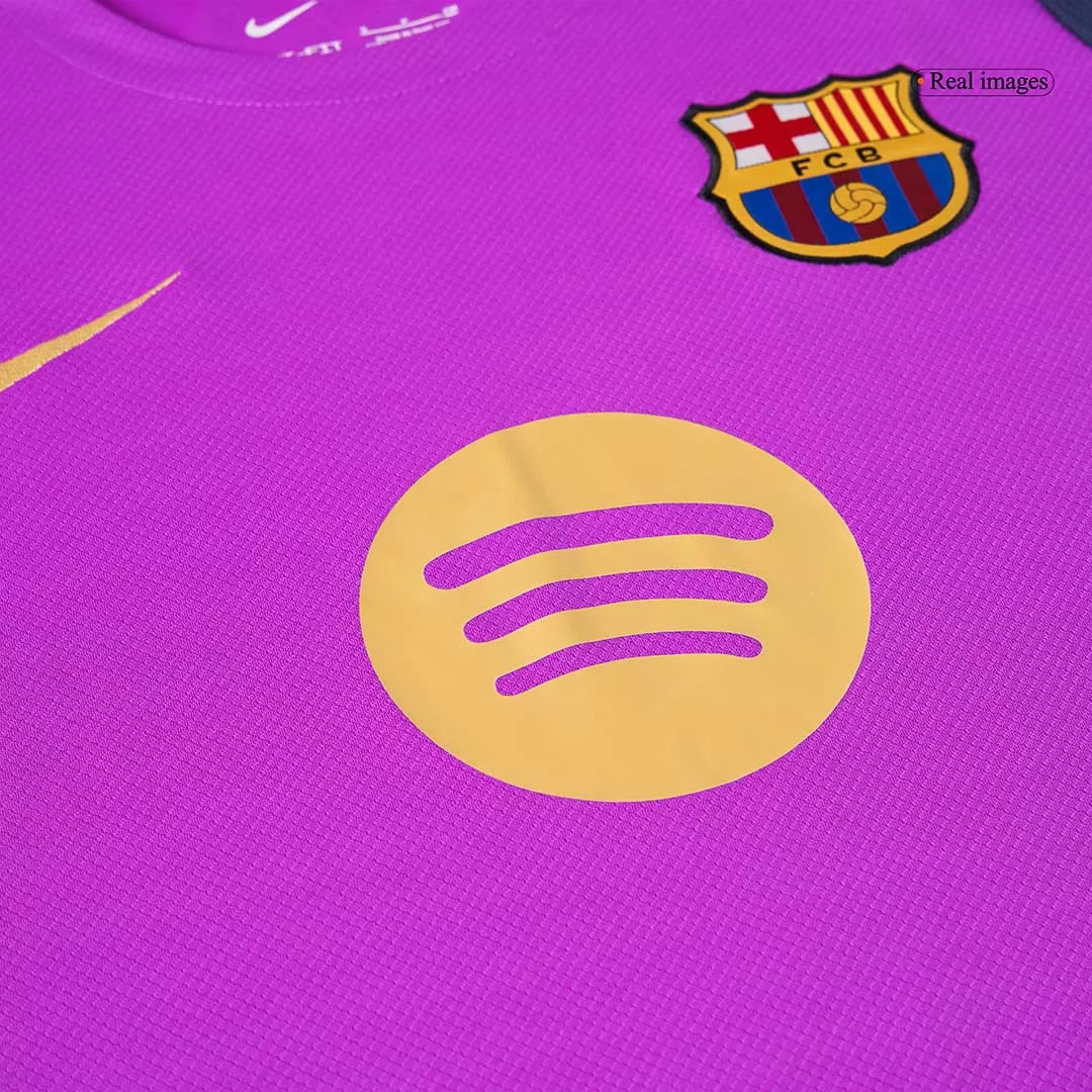 Barcelona Pre-Match Soccer Jersey 2025/26 Purple - Image 10