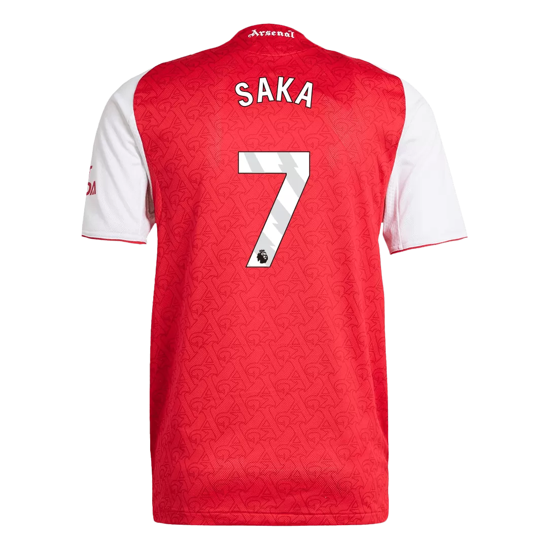 SAKA #7 Arsenal Home Authentic Soccer Jersey 2025/26 - Image 3