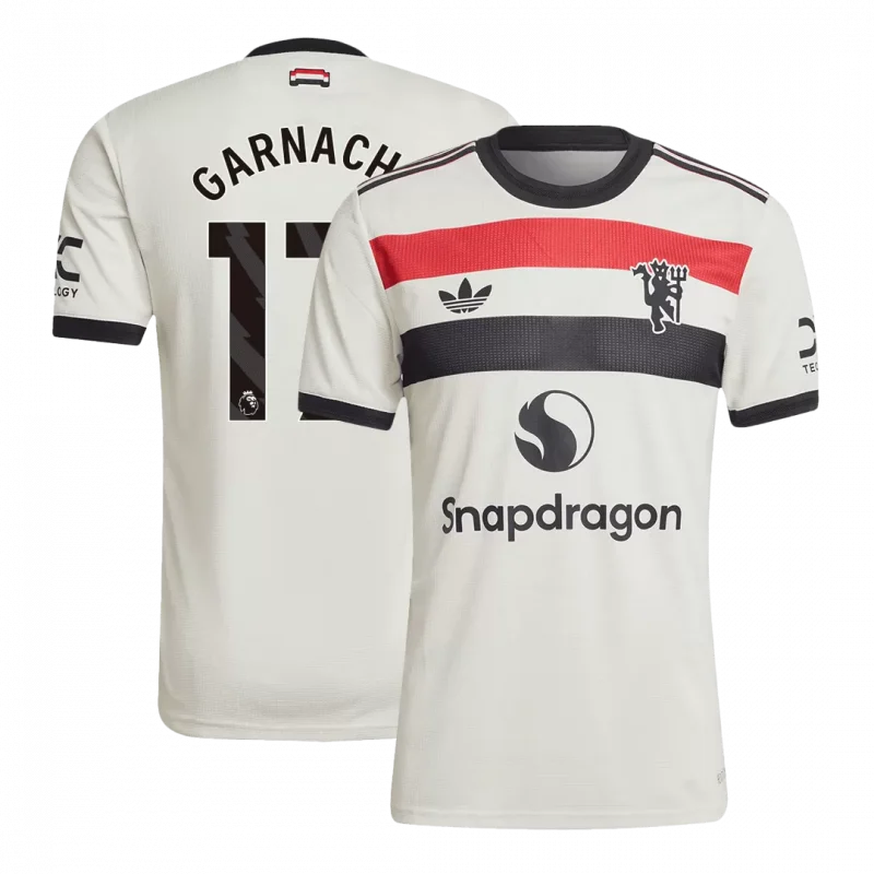GARNACHO #17 Manchester United Third Away Authentic Soccer Jersey