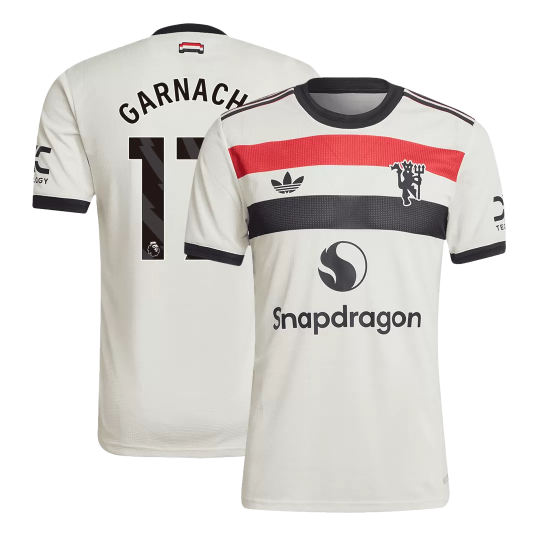 GARNACHO #17 Manchester United Third Away Authentic Soccer Jersey