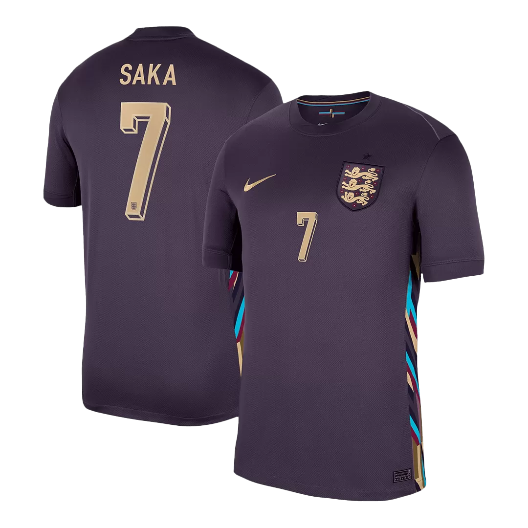 SAKA #7 England Away Soccer Jersey EURO
