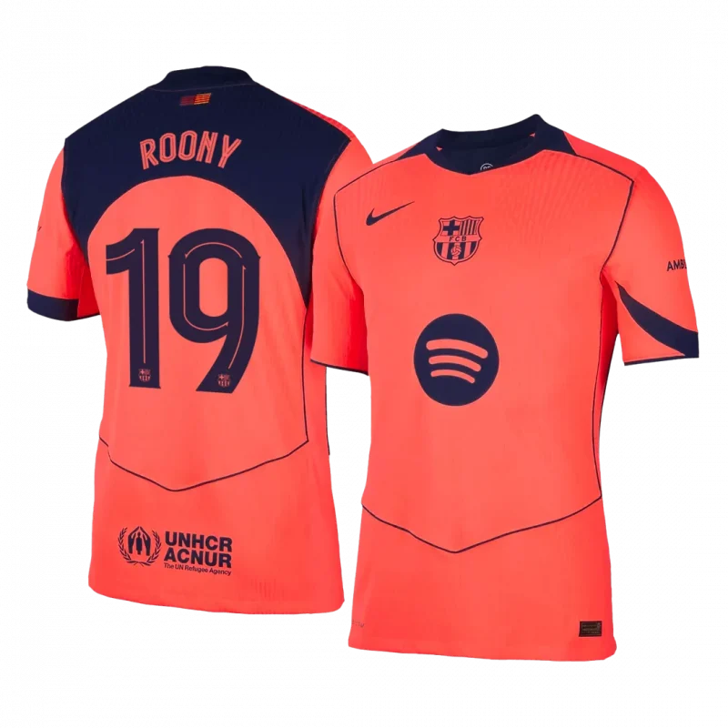 ROONY #19 Barcelona Third Away Player Version Jersey 2025/26 - UCL
