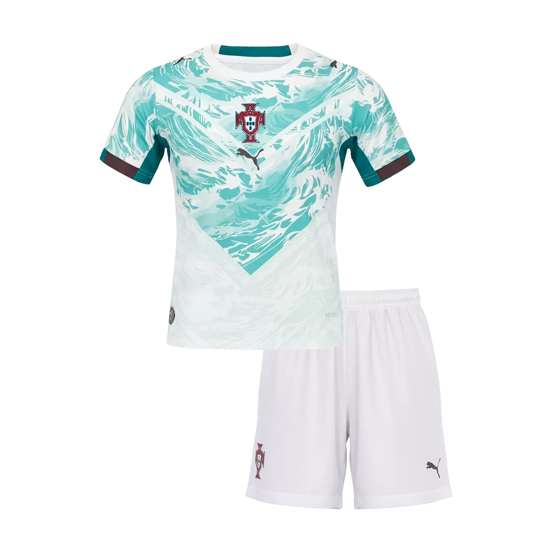 Portugal Away World Cup Kids Soccer Jerseys Kit 2026