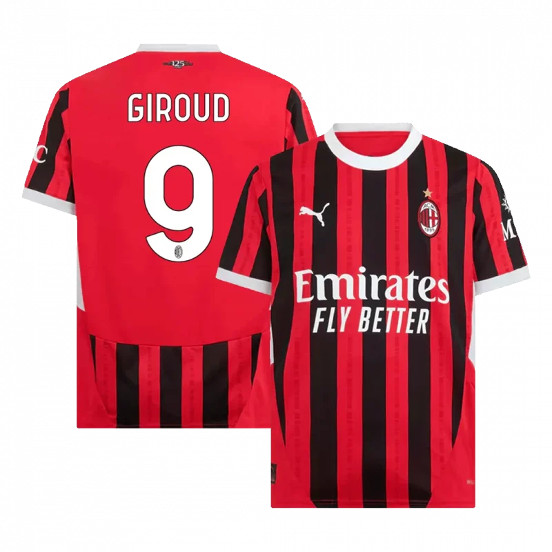GIROUD #9 AC Milan Home Soccer Jersey