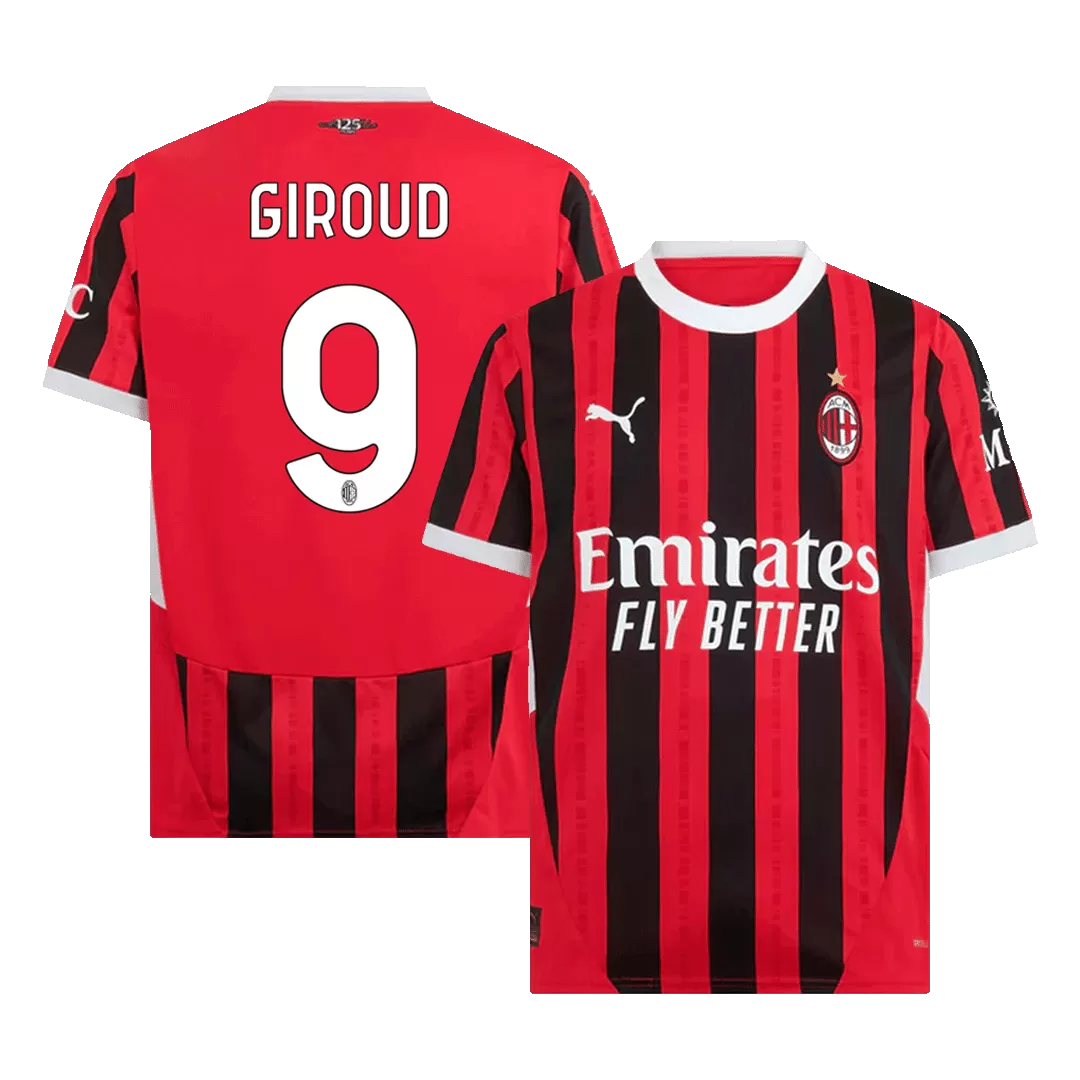GIROUD #9 AC Milan Home Soccer Jersey