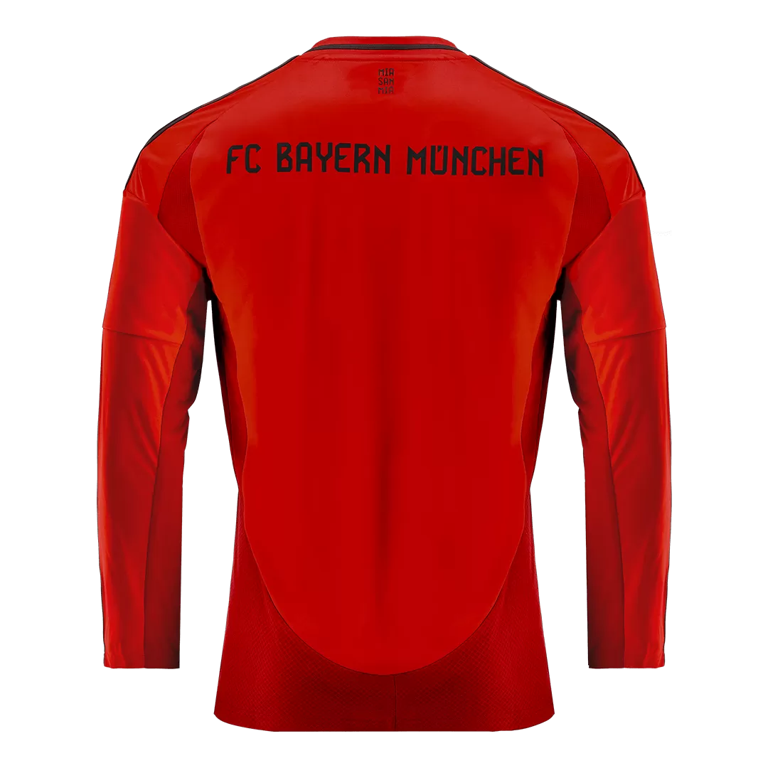 Bayern Munich Home Long Sleeve Soccer Jersey - Image 2