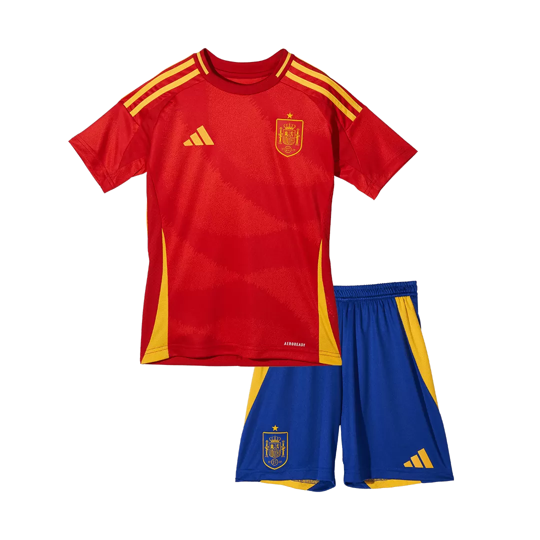 Spain Home Kids Soccer Jerseys Full Kit EURO - Image 3