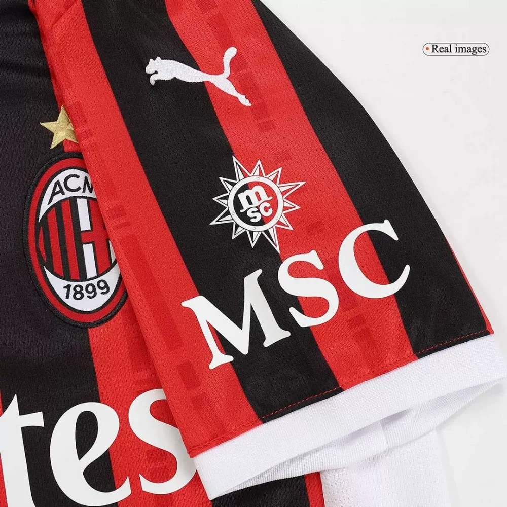GIMENEZ #7 AC Milan Home Soccer Jersey - Image 9