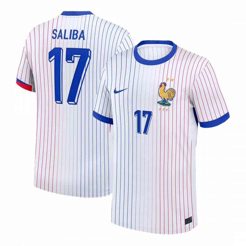 SALIBA #17 France Away Soccer Jersey