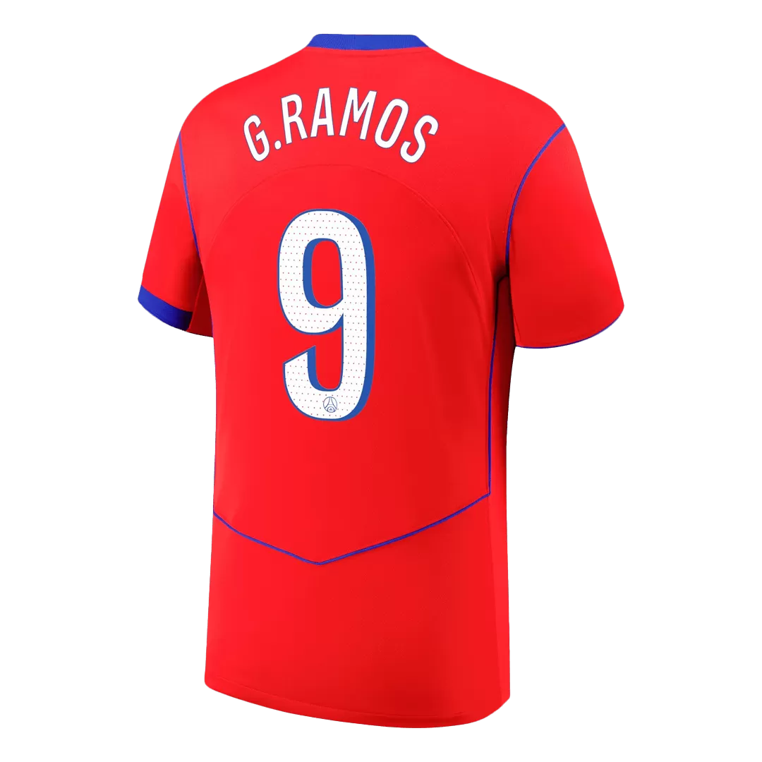 G.RAMOS #9 PSG Third Away Soccer Jersey 2025/26 - Image 3