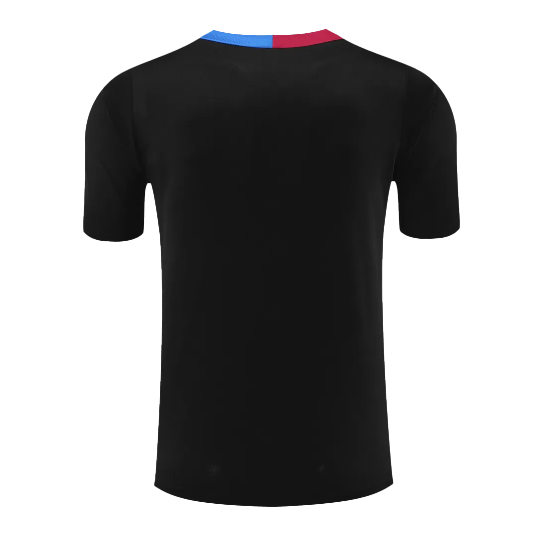 Barcelona Pre-Match Soccer Jersey Black - Image 3