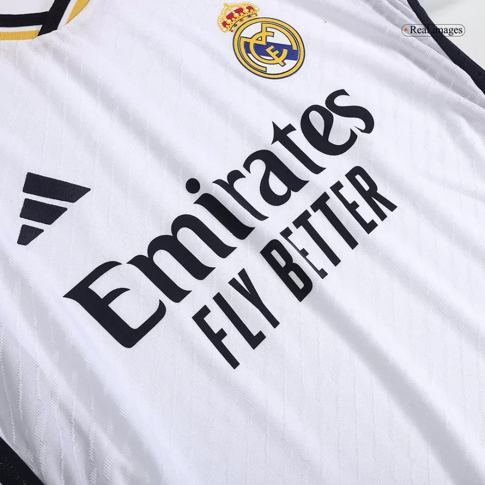 MBAPPÉ #9 Real Madrid Home Authentic Soccer Jersey 2023/24 - Image 8