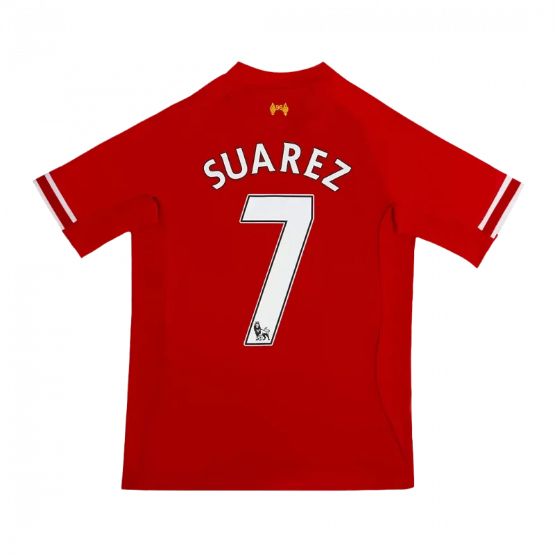 Vintage Soccer Jersey SUAREZ #7 Liverpool Home 2013/14