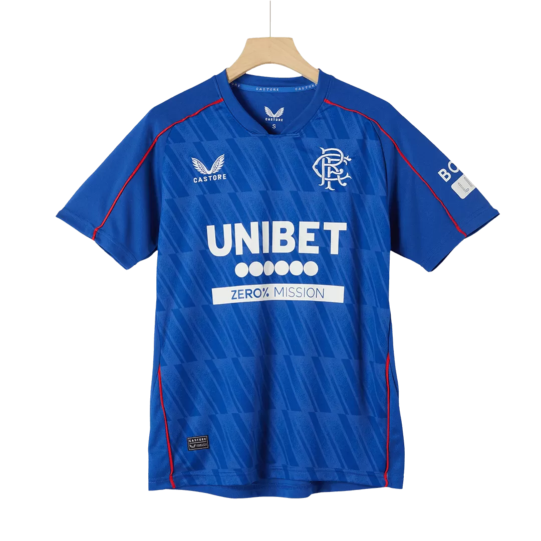 Glasgow Rangers Home Soccer Jersey - Image 5