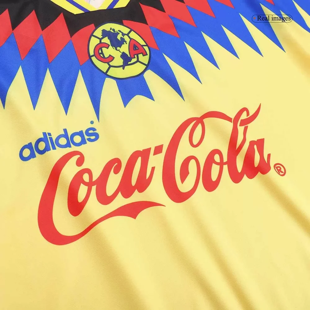 Vintage Soccer Jerseys Club America Home Jersey Shirts 1995 - Image 4