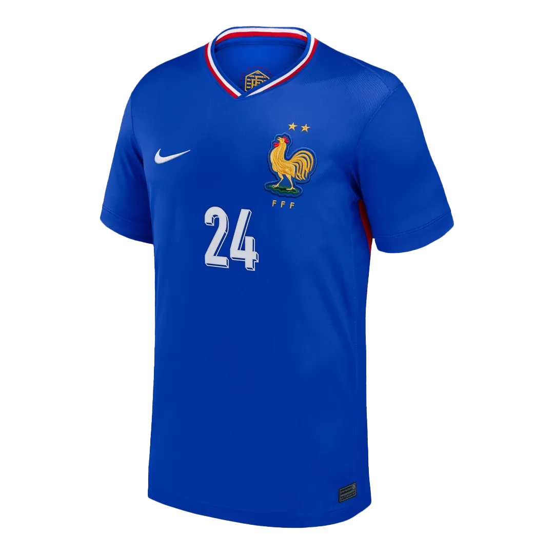 DOUE #24 France Home Soccer Jersey - Image 2