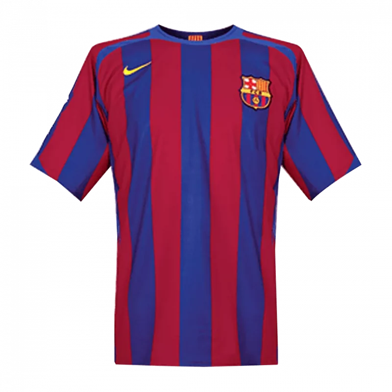 Vintage Soccer Jersey Barcelona Home 2005/06 - UCL Final