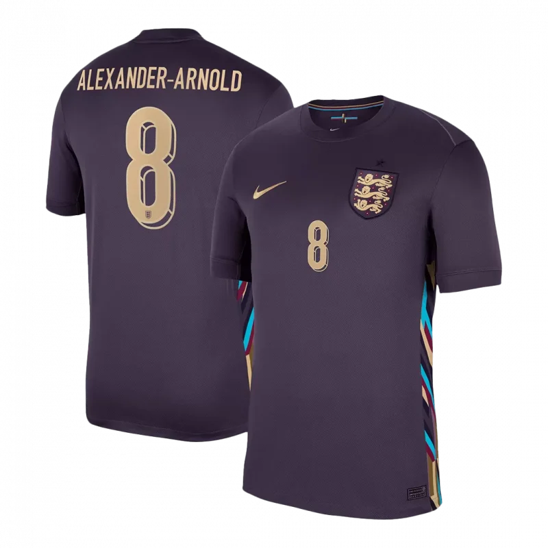 ALEXANDER-ARNOLD #8 England Away Soccer Jersey EURO