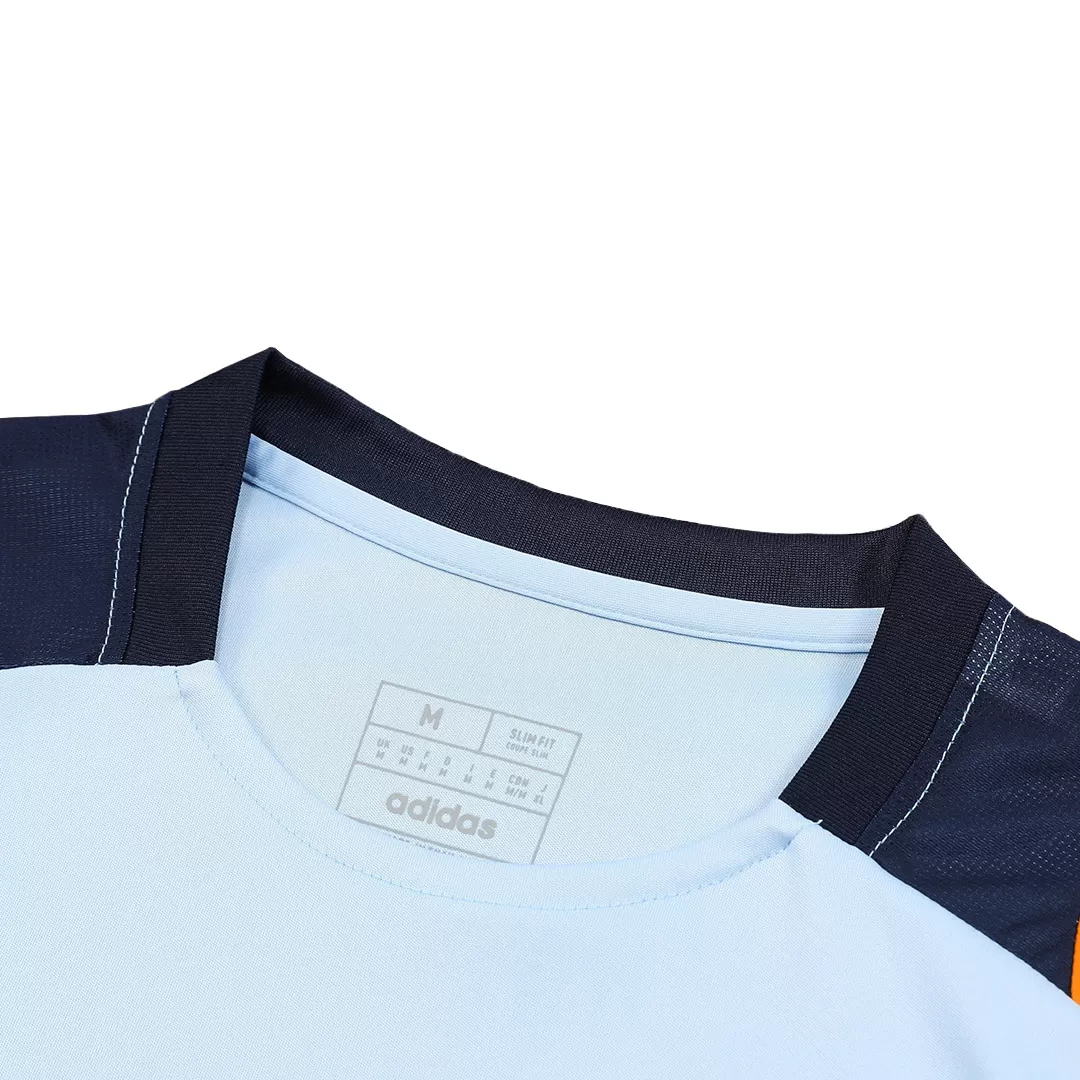 Real Madrid Pre-Match Soccer Jersey Blue - Image 4