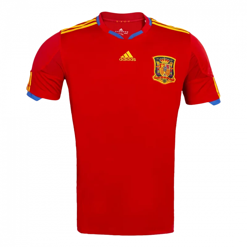 Vintage Soccer Jersey Spain Home 2010