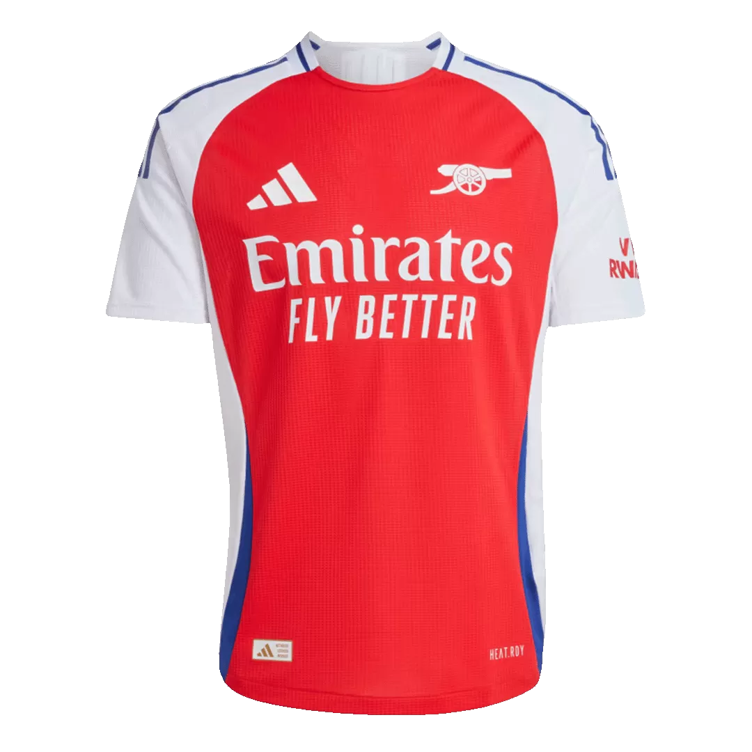 RICE #41 Arsenal Home Authentic Soccer Jersey - UCL - Image 2