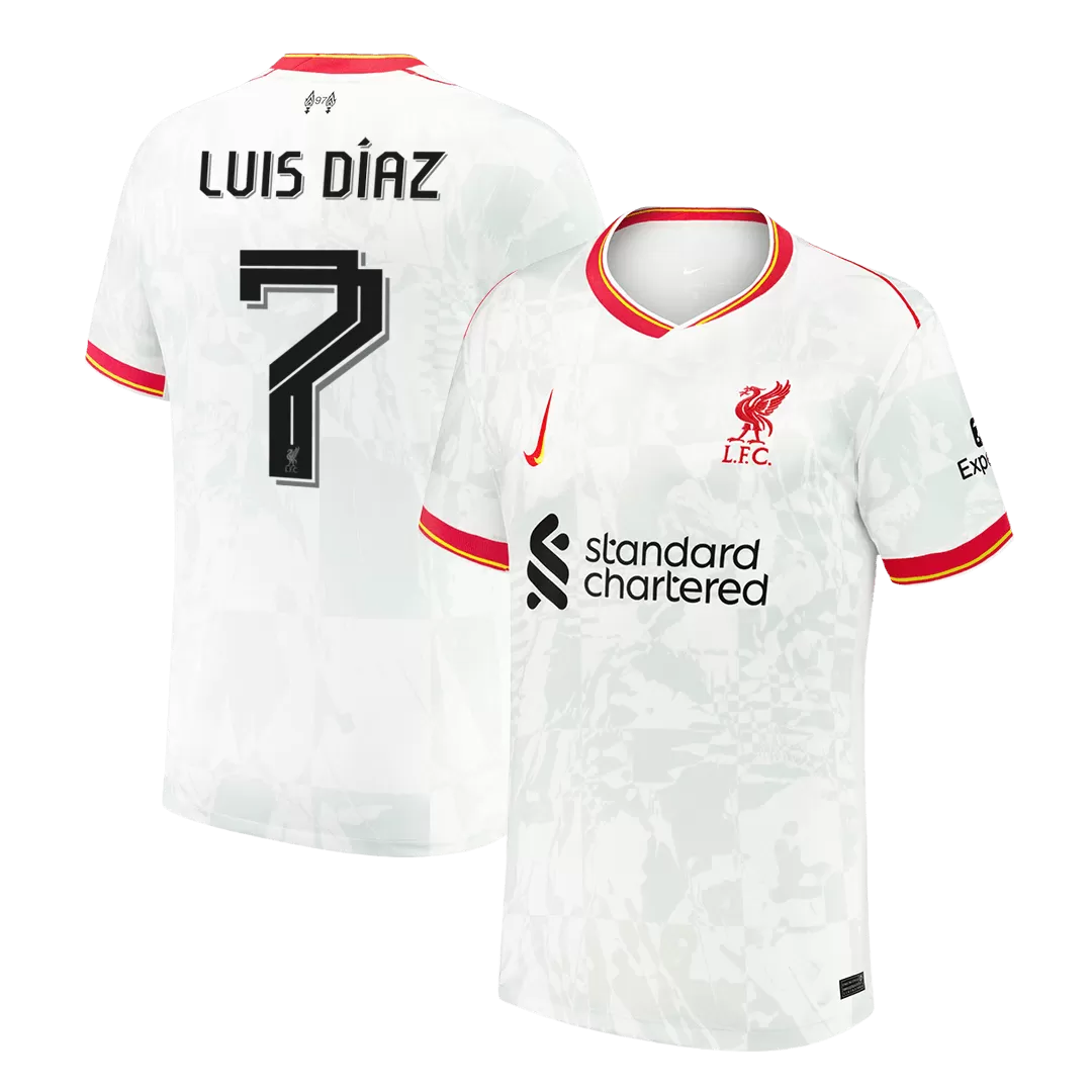 LUIS DÍAZ #7 Liverpool Third Away Soccer Jersey