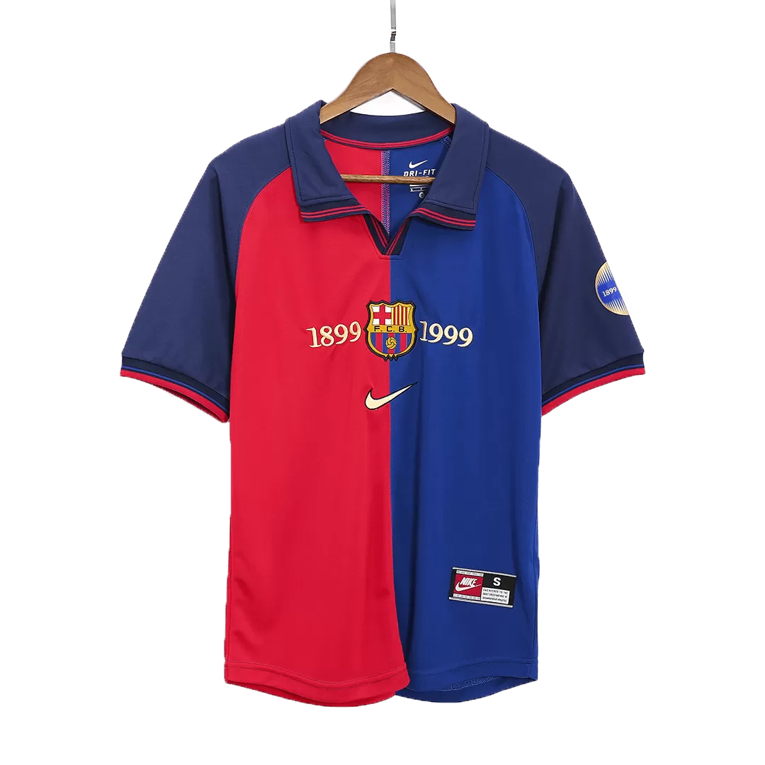 Vintage Soccer Jersey Barcelona Home 1999/00 - Image 3