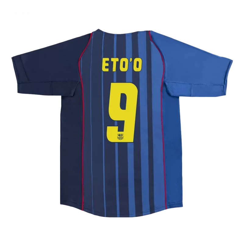 Vintage Soccer Jersey ETO'O #9 Barcelona Away 2004/05