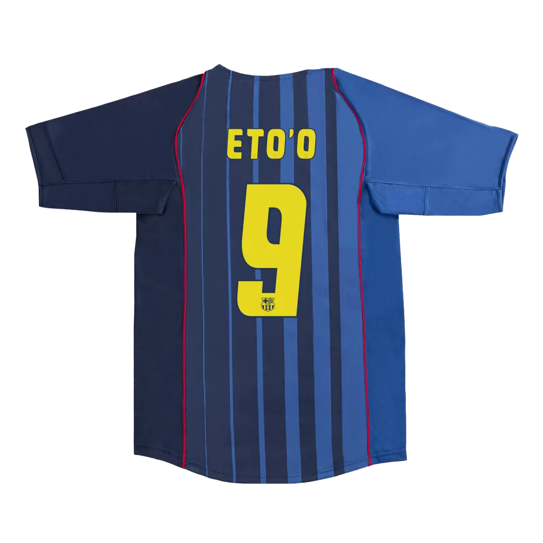 Vintage Soccer Jersey ETO'O #9 Barcelona Away 2004/05