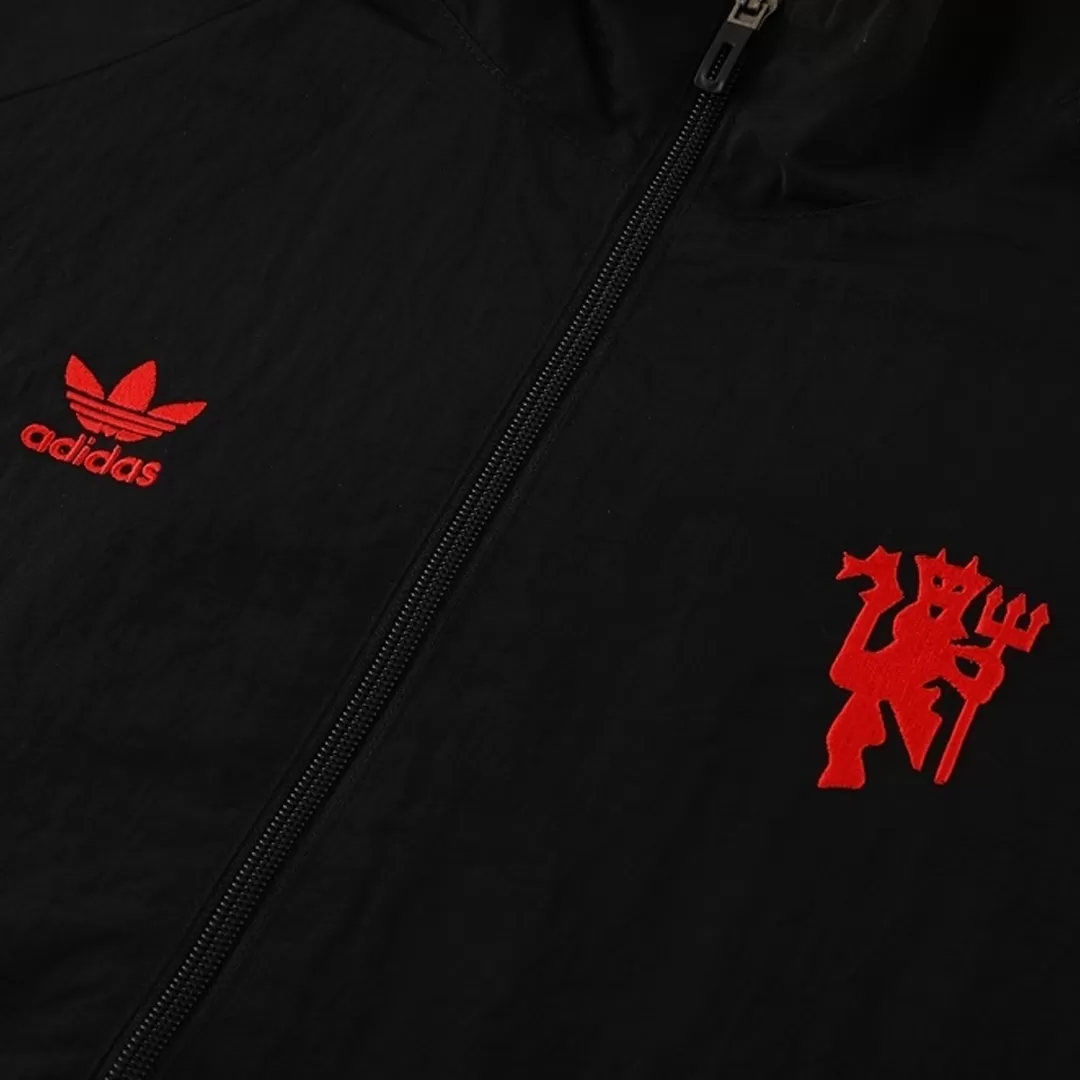 Manchester United Windbreaker Jacket 2025/26 - Black - Image 5