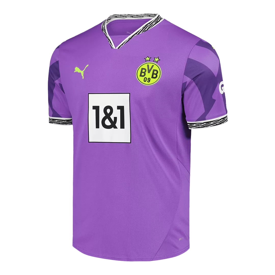 Borussia Dortmund Goalkeeper Special Soccer Jersey Purple - Image 4