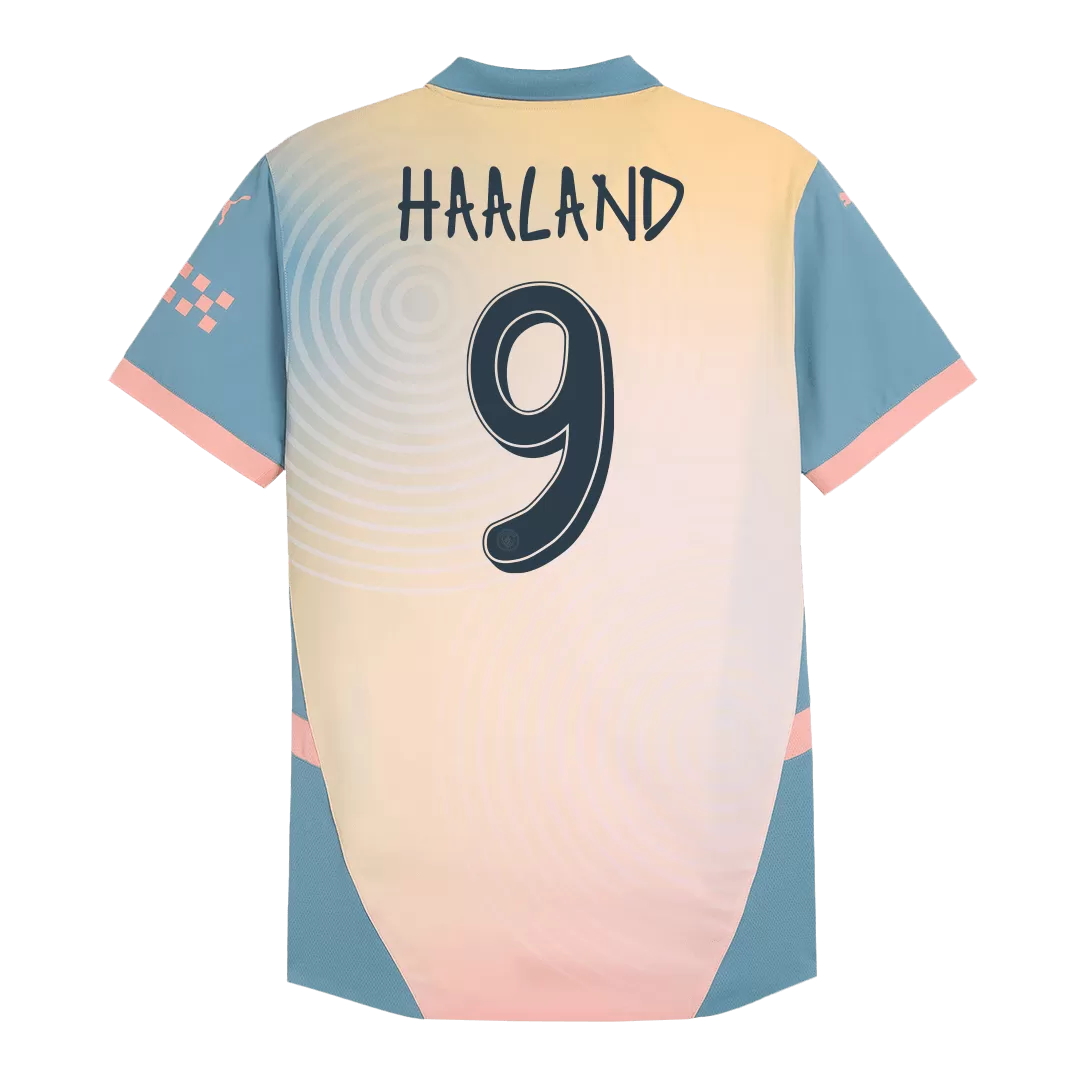 HAALAND #9 Manchester City Fourth Away Authentic Soccer Jersey- Definitely City (UCL) - Image 3