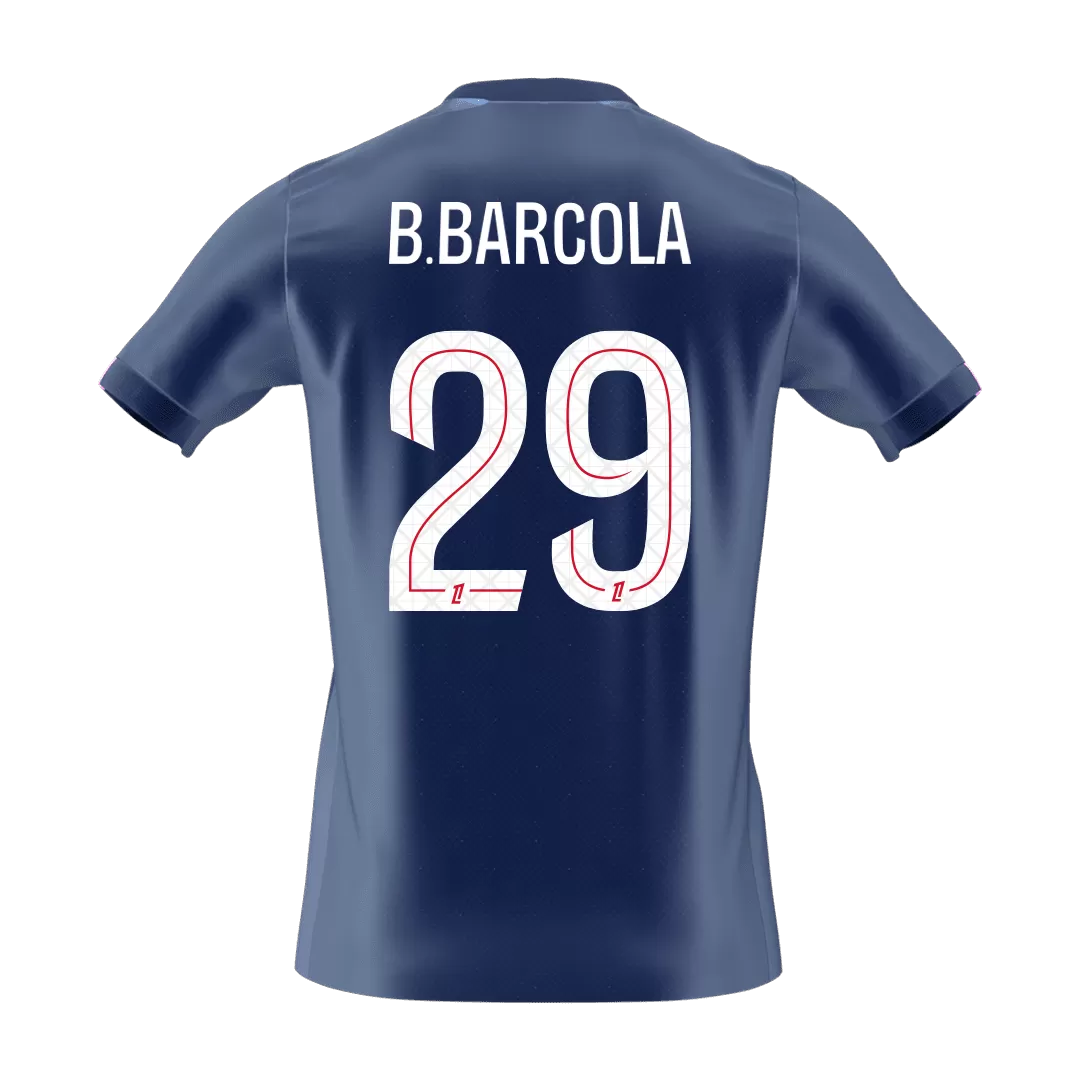 B.BARCOLA #29 PSG Home Soccer Jersey 2025/26 - Image 2
