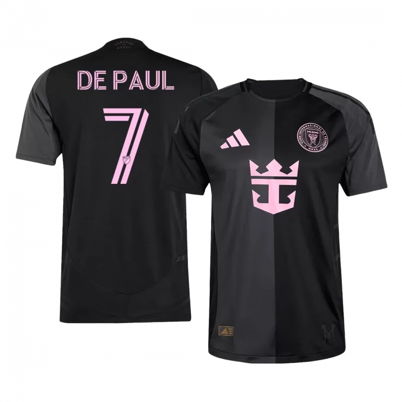 DE PAUL #7 Inter Miami CF Away Authentic Soccer Jersey 2025