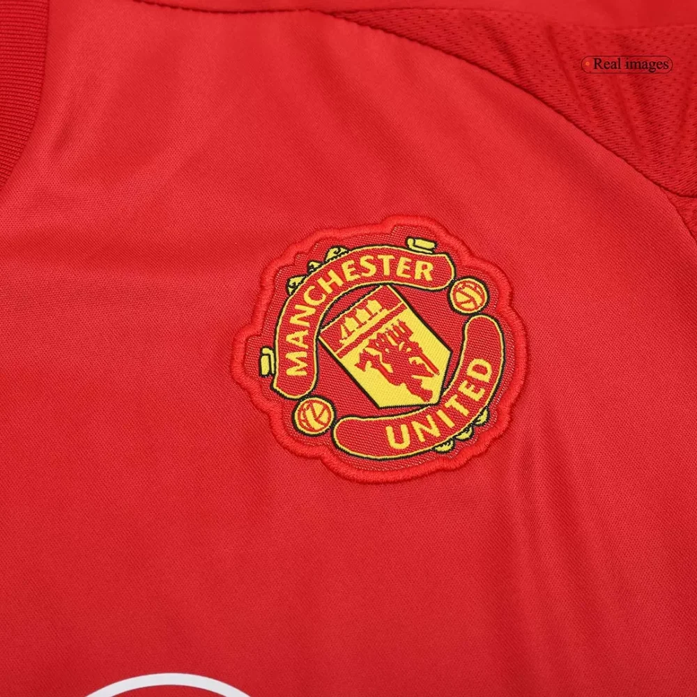 Manchester United Home Kids Soccer Jerseys Kit - Image 9