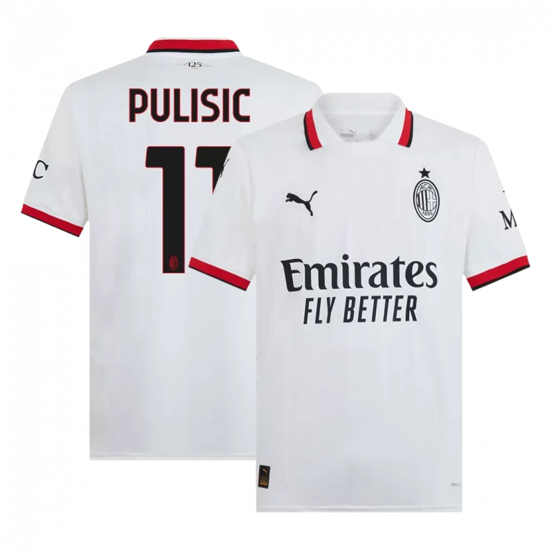 PULISIC #11 AC Milan Away Soccer Jersey