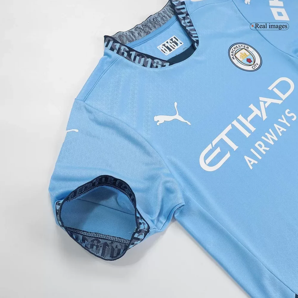 HAALAND #9 Manchester City Home Authentic Soccer Jersey - UCL - Image 11