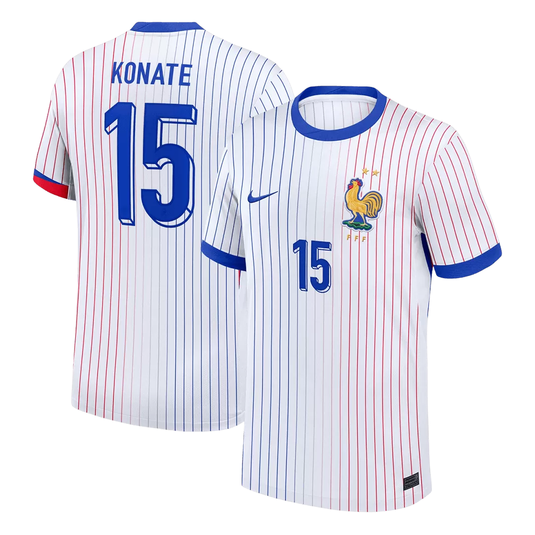 KONATE #15 France Away Soccer Jersey