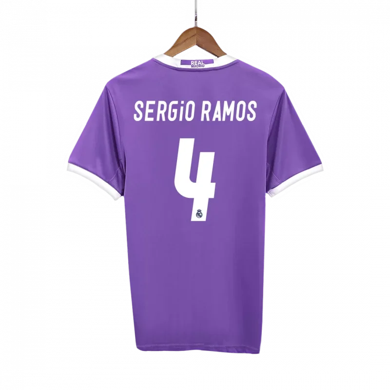 Vintage Soccer Jersey SERGIO RAMOS #4 Real Madrid Away 2016/17