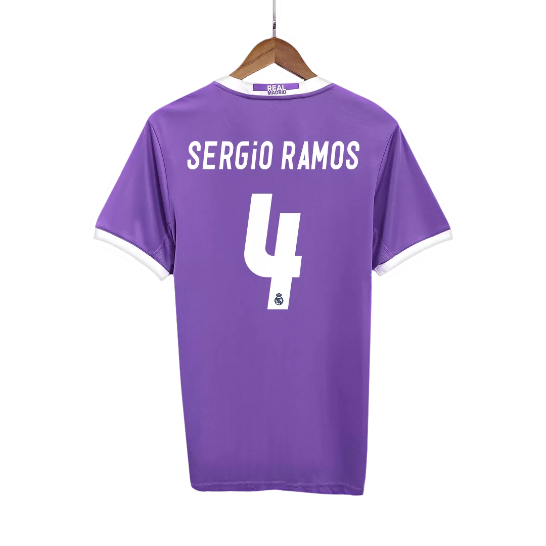 Vintage Soccer Jersey SERGIO RAMOS #4 Real Madrid Away 2016/17