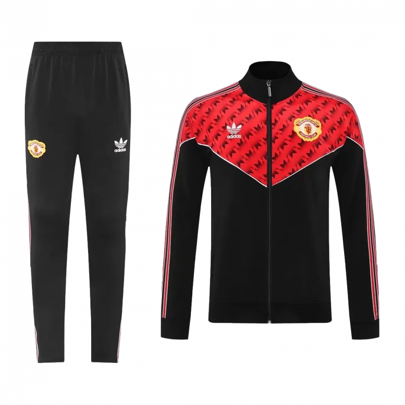 Manchester United Jacket Tracksuit 2025/26 Red&Black