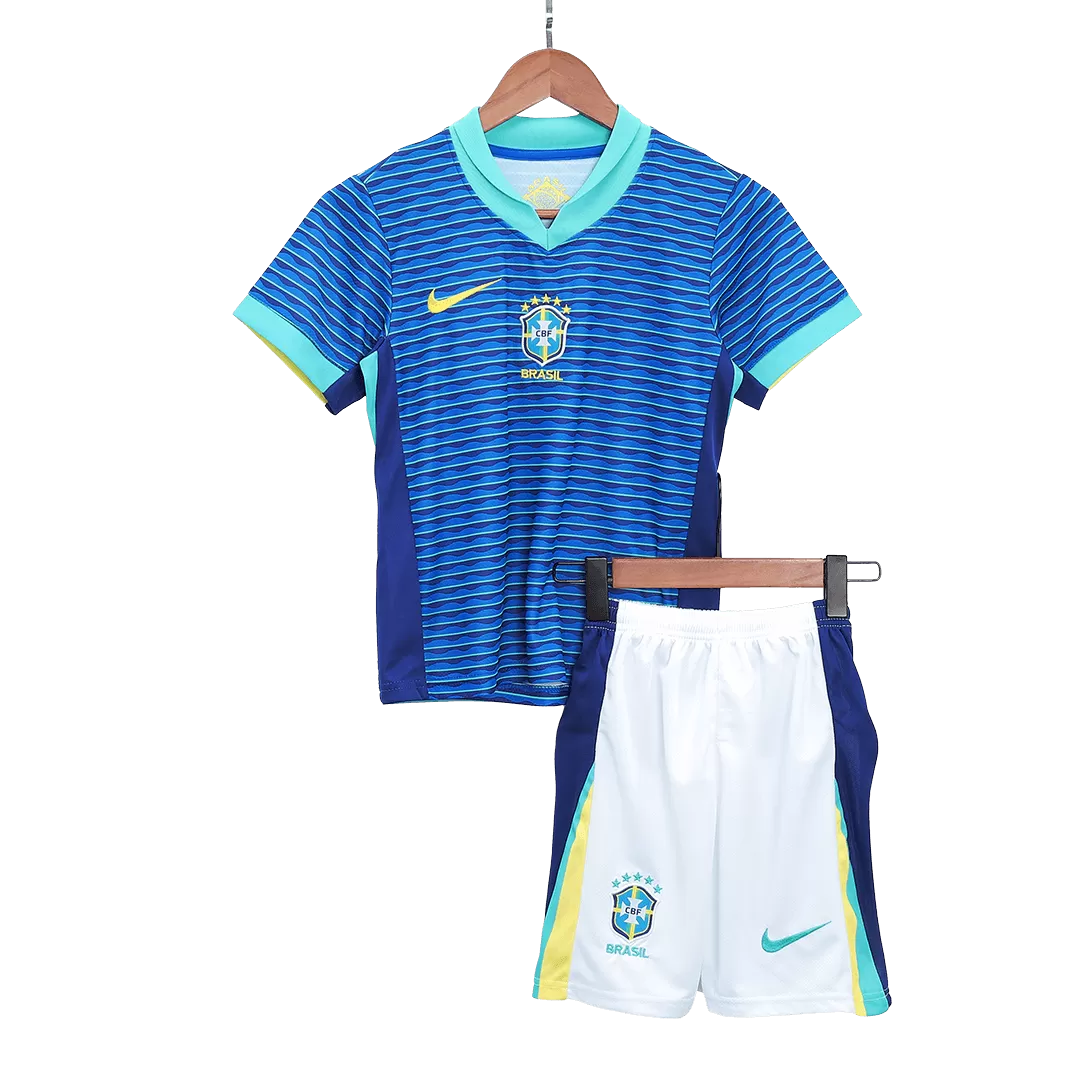 Brazil Away Kids Soccer Jerseys Kit Copa America - Image 3