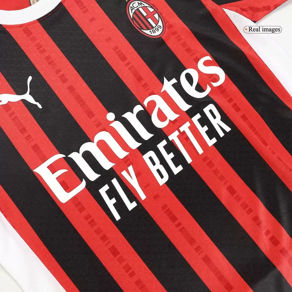 PULISIC #11 AC Milan Home Authentic Soccer Jersey - UCL - Image 5