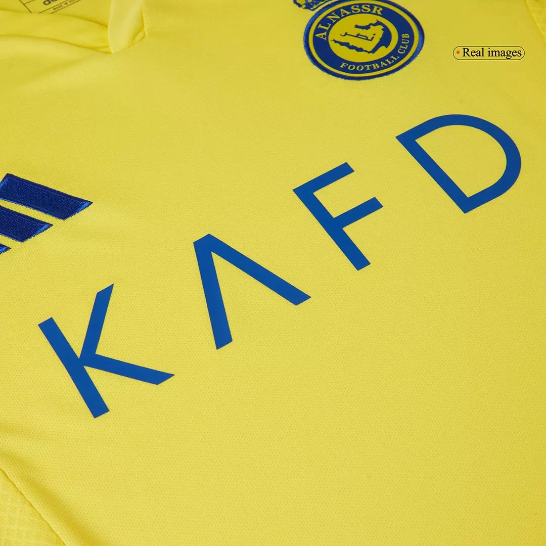 RONALDO #7 Al Nassr Home Soccer Jersey - Image 3