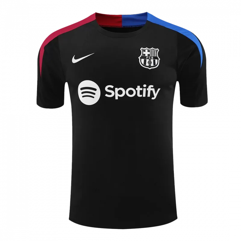 Barcelona Pre-Match Soccer Jersey Black